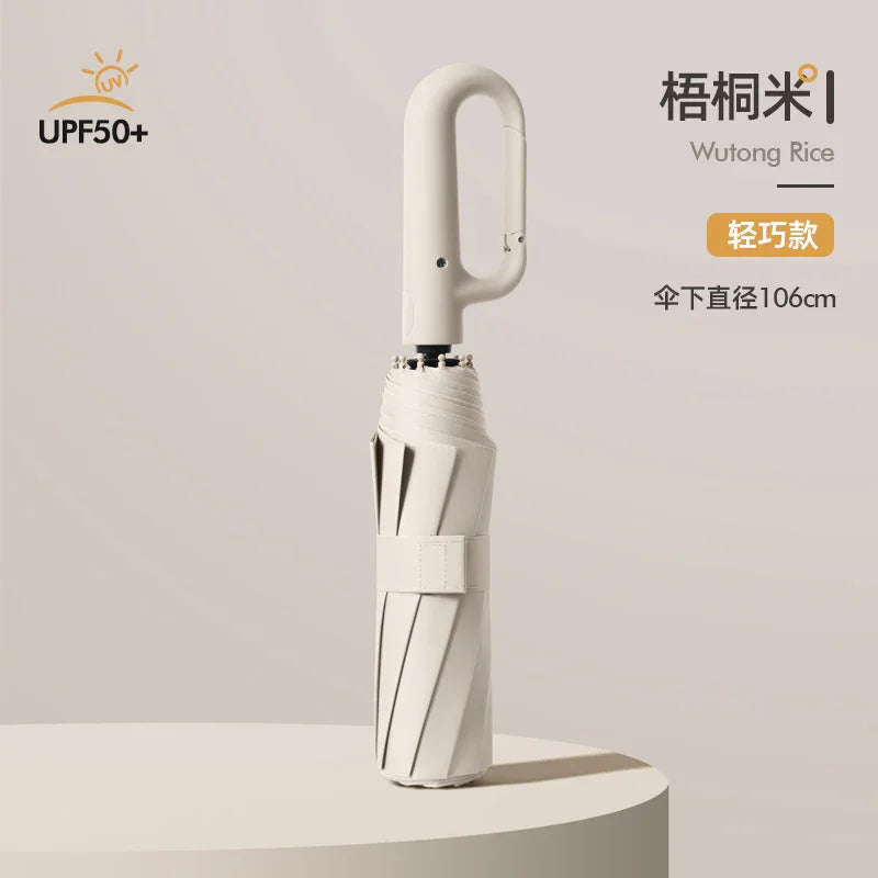 【nippomall ™ 】バックルとUVカット機能を備えた自動開閉傘
